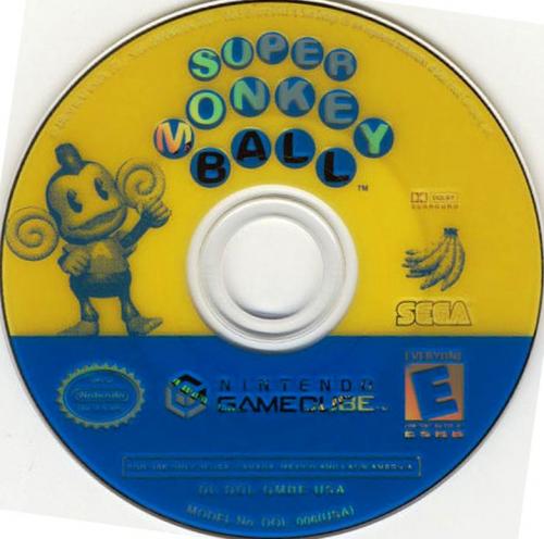 Super Monkey Ball Disc Scan - Click for full size image